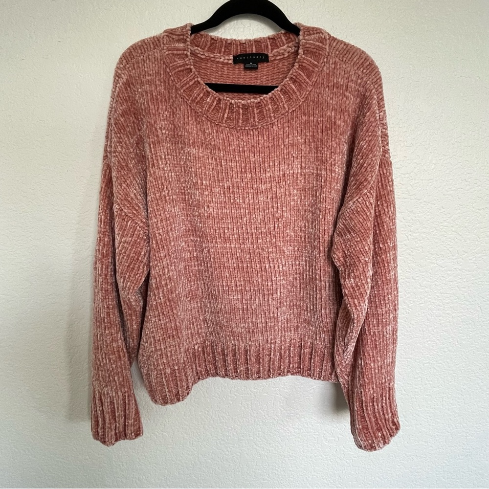 Sanctuary Pink Crewneck Sweater